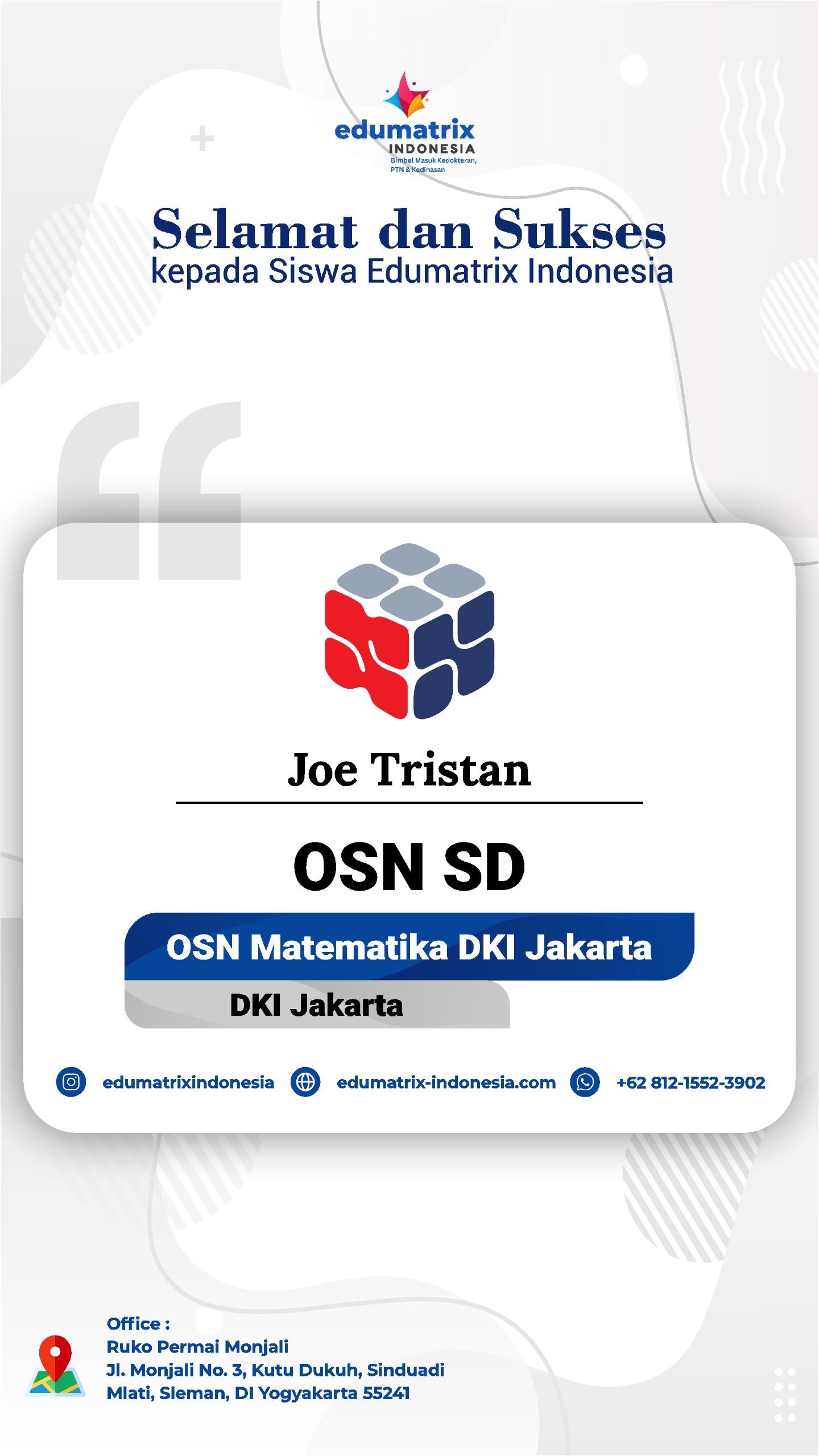 bimbel osn terbaik sd smp sma
